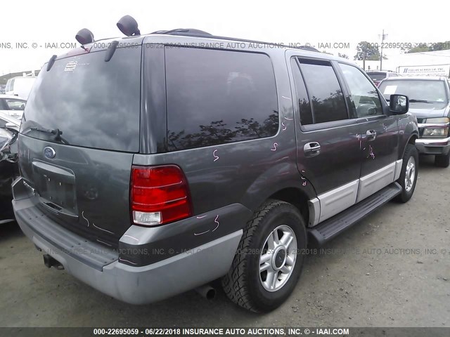1FMFU16W23LB41831 - 2003 FORD EXPEDITION XLT GRAY photo 4