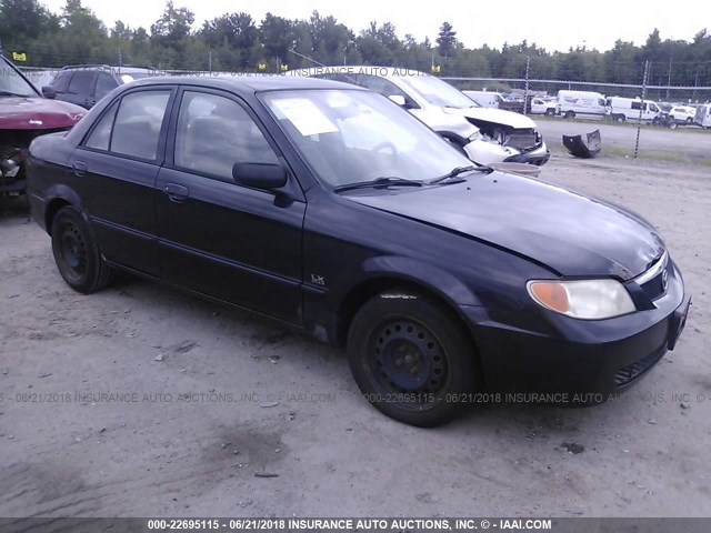 JM1BJ225710419149 - 2001 MAZDA PROTEGE LX/ES შავი ფოტო 1