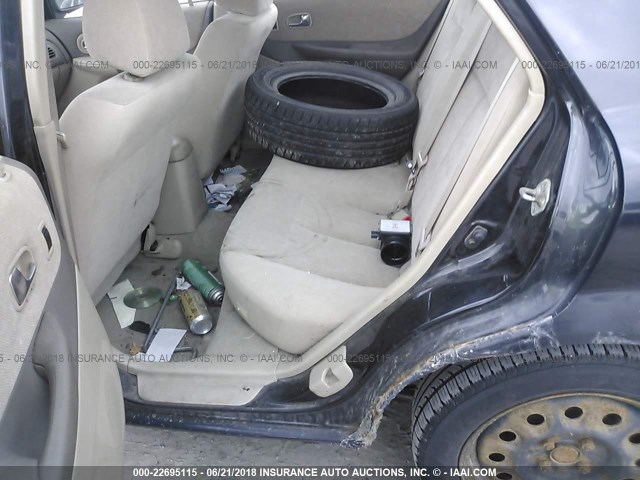 JM1BJ225710419149 - 2001 MAZDA PROTEGE LX/ES შავი ფოტო 8