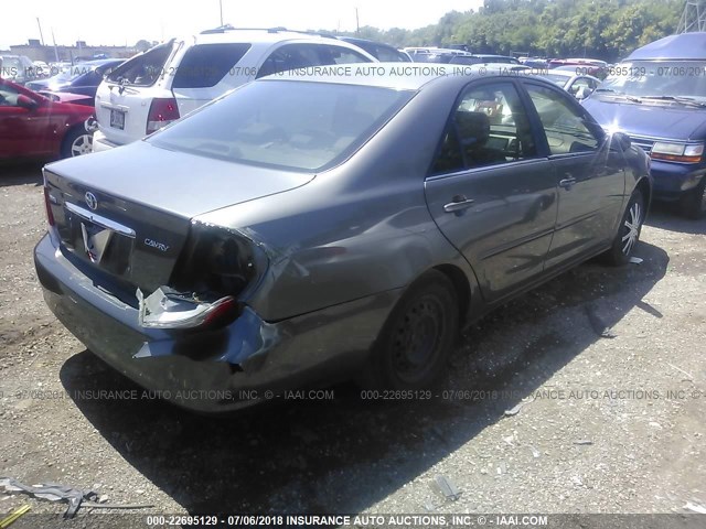JTDBE32K663059880 - 2006 TOYOTA CAMRY LE/XLE BROWN photo 4