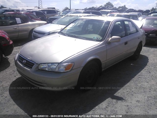 4T1BG22KX1U111367 - 2001 TOYOTA CAMRY CE/LE/XLE 金色 照片 2