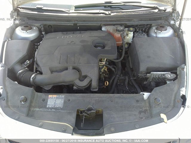 1G1ZA5EU0CF368623 - 2012 CHEVROLET MALIBU LS 银色 照片 10