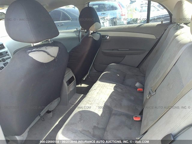 1G1ZA5EU0CF368623 - 2012 CHEVROLET MALIBU LS 银色 照片 8