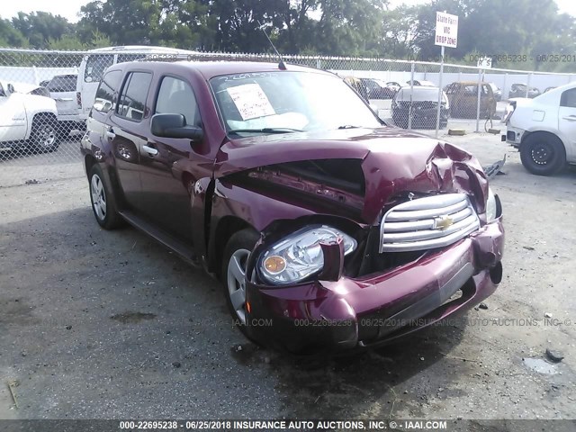 3GNDA13D87S562144 - 2007 CHEVROLET HHR LS მუქწითელი ფოტო 1