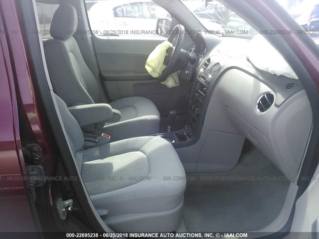 3GNDA13D87S562144 - 2007 CHEVROLET HHR LS მუქწითელი ფოტო 5