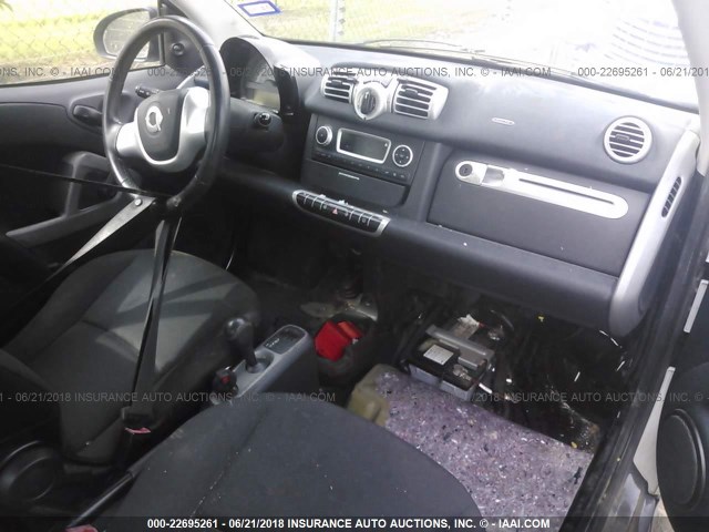 WMEEJ3BAXEK757219 - 2014 SMART FORTWO PURE/PASSION BLACK photo 5