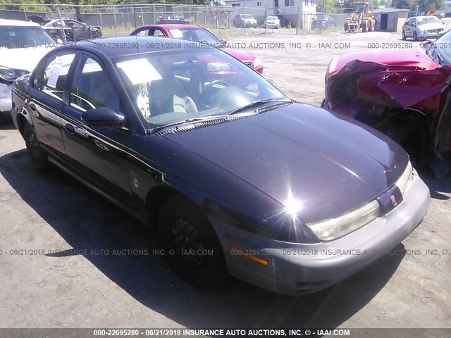 1G8ZH5280XZ275349 - 1999 SATURN SL1 PURPLE photo 1