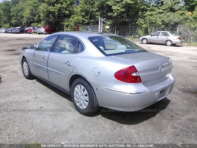 2G4WC582281288491 - 2008 BUICK LACROSSE CX SILVER photo 3