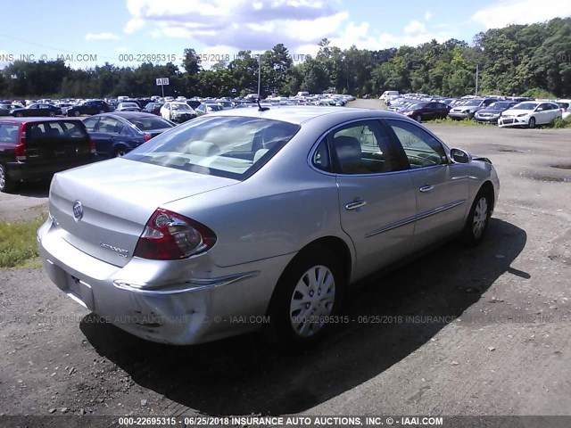 2G4WC582281288491 - 2008 BUICK LACROSSE CX SILVER photo 4