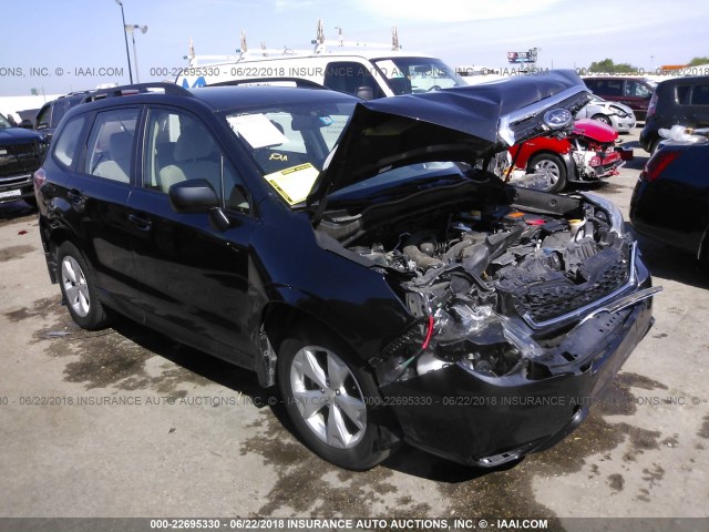 JF2SJABC9GH565878 - 2016 SUBARU FORESTER 2.5I GRAY photo 1