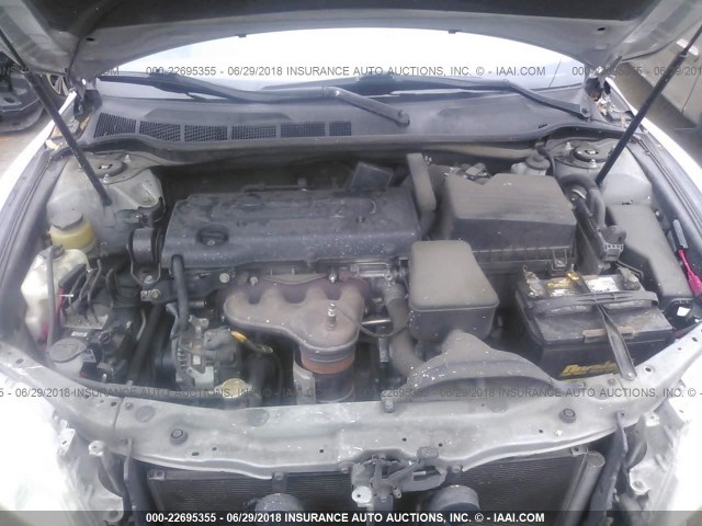 4T1BE46K07U033900 - 2007 TOYOTA CAMRY NEW GENERAT CE/LE/XLE/SE SILVER photo 10