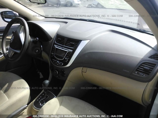 KMHCT4AE1CU222920 - 2012 HYUNDAI ACCENT GLS/GS WHITE photo 5