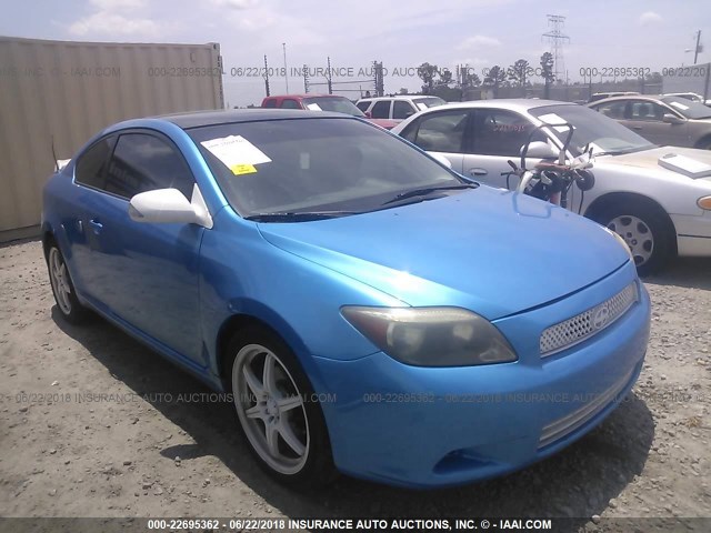JTKDE177750018569 - 2005 TOYOTA SCION TC ლურჯი ფოტო 1
