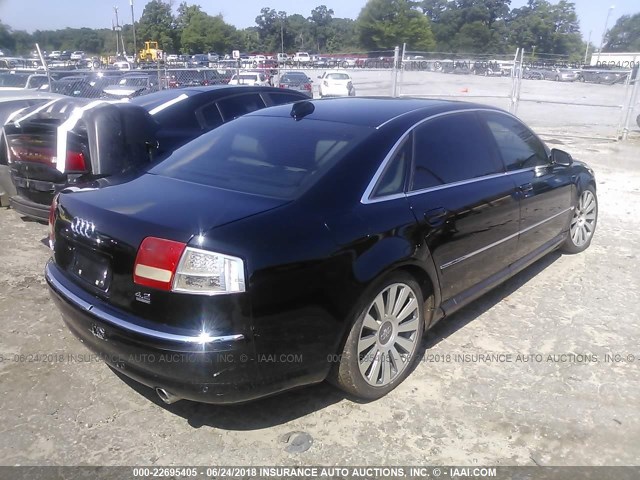 WAUML44E14N011004 - 2004 AUDI A8 L QUATTRO BLACK photo 4