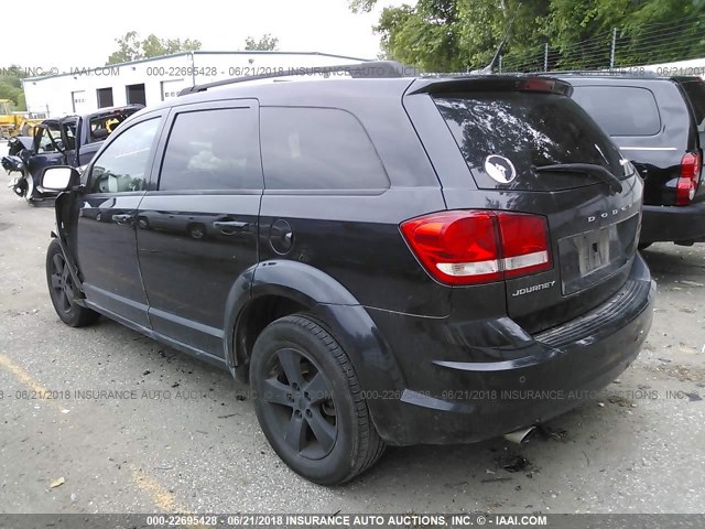 3D4PG1FG3BT501249 - 2011 DODGE JOURNEY MAINSTREET BLACK photo 3