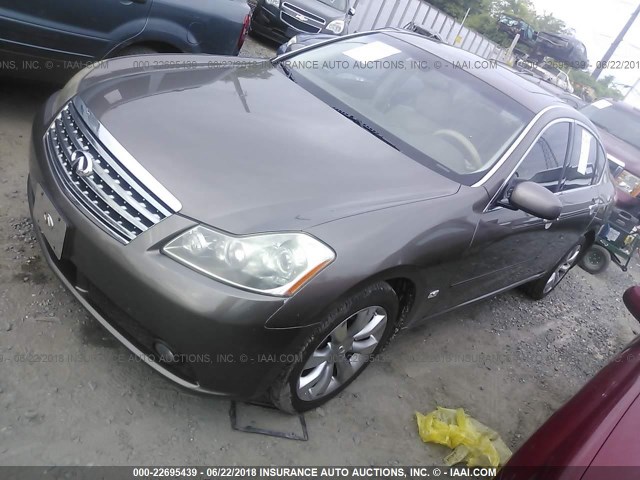 JNKAY01F86M263417 - 2006 INFINITI M35 SPORT BROWN photo 2