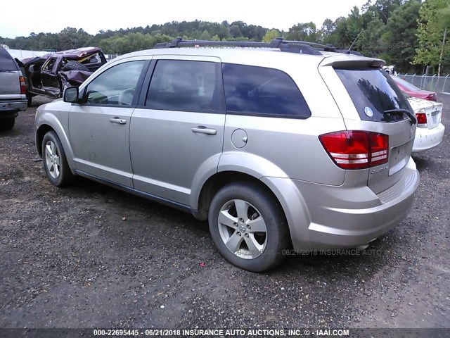 3D4GG57V39T200754 - 2009 DODGE JOURNEY SXT GOLD photo 3