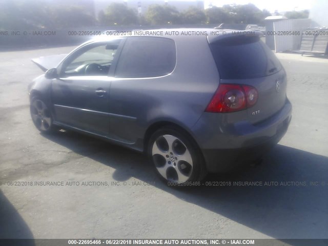 WVWFV71K97W112095 - 2007 VOLKSWAGEN NEW GTI FAHRENHEIT GRAY photo 3