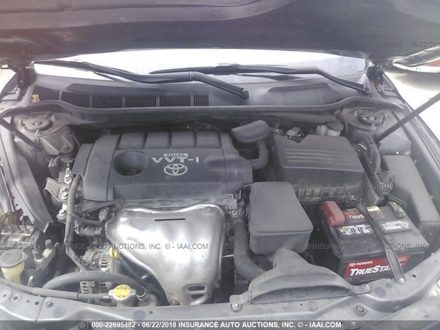 4T1BF3EK6AU015062 - 2010 TOYOTA CAMRY SE/LE/XLE 灰色 照片 10
