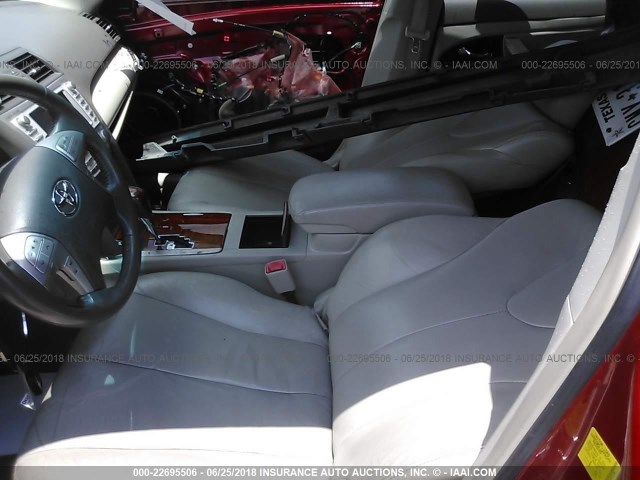 4T1BK3EK1BU123750 - 2011 TOYOTA CAMRY SE/LE/XLE წითელი ფოტო 8