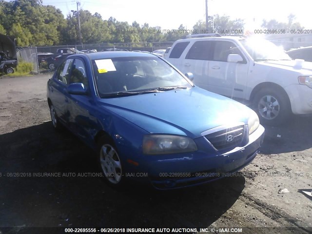 KMHDN46D66U246245 - 2006 HYUNDAI ELANTRA GLS/GT/LIMITED Dark Blue photo 1