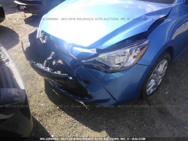 3MYDLBZVXGY127777 - 2016 TOYOTA SCION IA BLUE photo 6