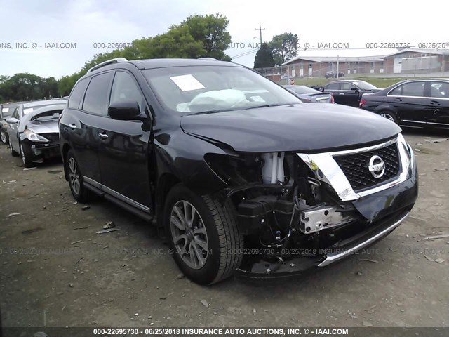 5N1AR2MN9GC669853 - 2016 NISSAN PATHFINDER S/SV/SL/PLATINUM 黑色 照片 1