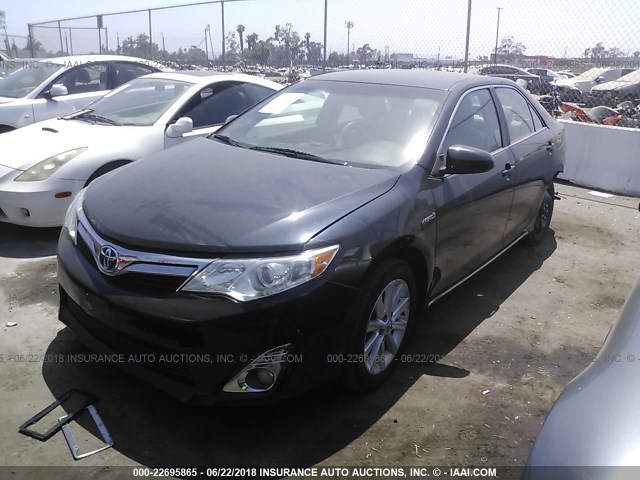 4T1BD1FKXCU051865 - 2012 TOYOTA CAMRY HYBRID/LE/XLE 蓝色 照片 2