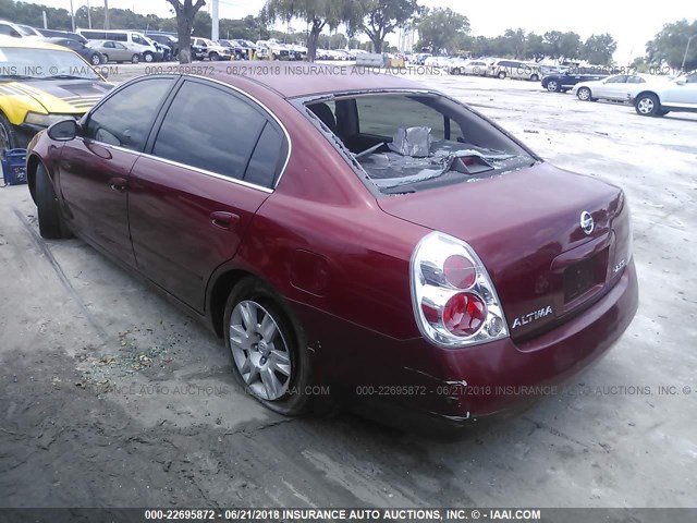 1N4AL11D96C263362 - 2006 NISSAN ALTIMA S/SL RED photo 3