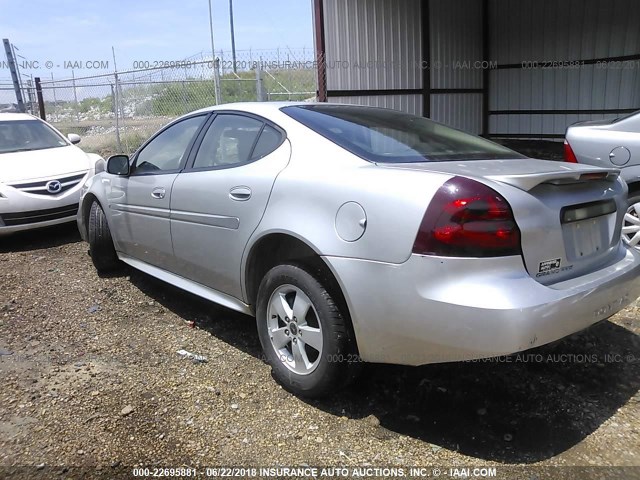 2G2WP552261276985 - 2006 PONTIAC GRAND PRIX SILVER photo 3