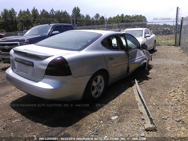 2G2WP552261276985 - 2006 PONTIAC GRAND PRIX SILVER photo 4