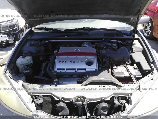 4T1BF30K84U573121 - 2004 TOYOTA CAMRY LE/XLE/SE ნაცრისფერი ფოტო 10