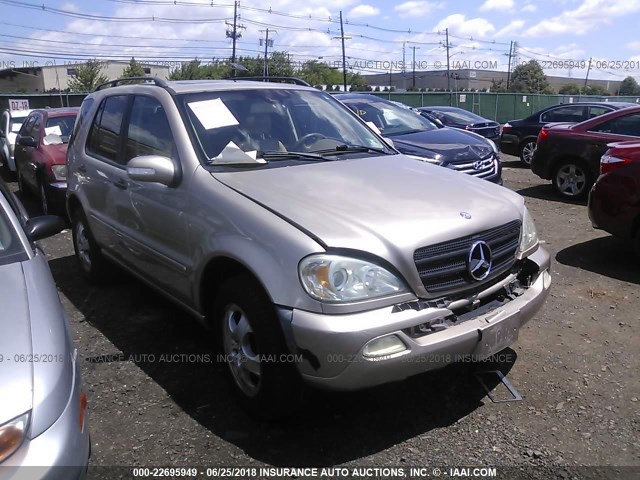 4JGAB54E63A374222 - 2003 MERCEDES-BENZ ML 320 TAN photo 1