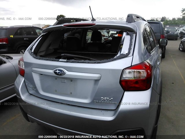 JF2GPAGC6E8295969 - 2014 SUBARU XV CROSSTREK 2.0 LIMITED SILVER photo 6