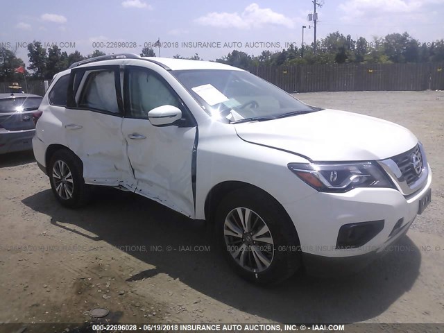 5N1DR2MM1JC647387 - 2018 NISSAN PATHFINDER S/SV/SL/PLATINUM 白色 照片 1