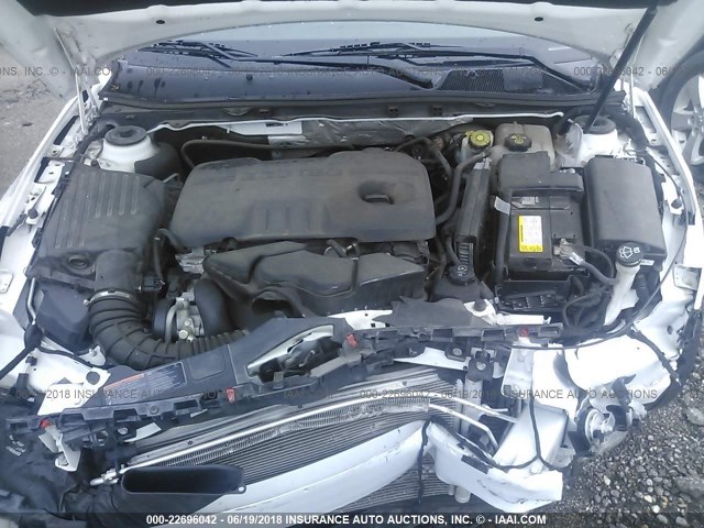 2G4GP5EC7B9184626 - 2011 BUICK REGAL WHITE photo 10