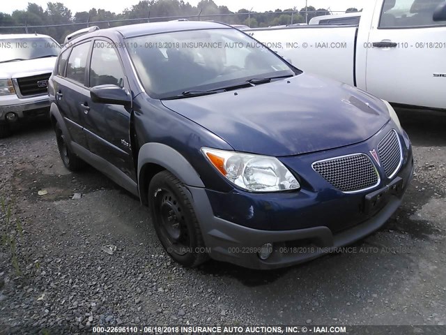 5Y2SL65848Z408137 - 2008 PONTIAC VIBE BLUE photo 1