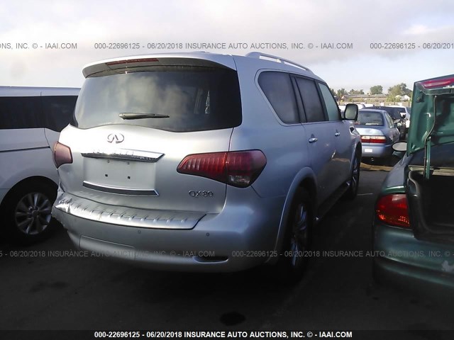 JN8AZ2NE7H9157045 - 2017 INFINITI QX80 SIGNATURE/LIMITED SILVER photo 5