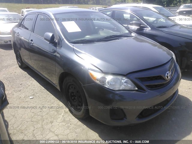 2T1BU4EE2BC750615 - 2011 TOYOTA COROLLA S/LE GRAY photo 1