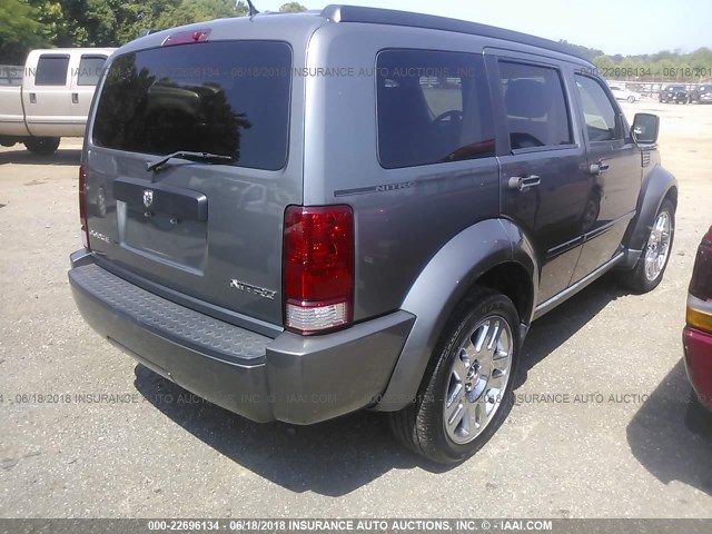 1D4PT4GK0BW599151 - 2011 DODGE NITRO HEAT GRAY photo 4