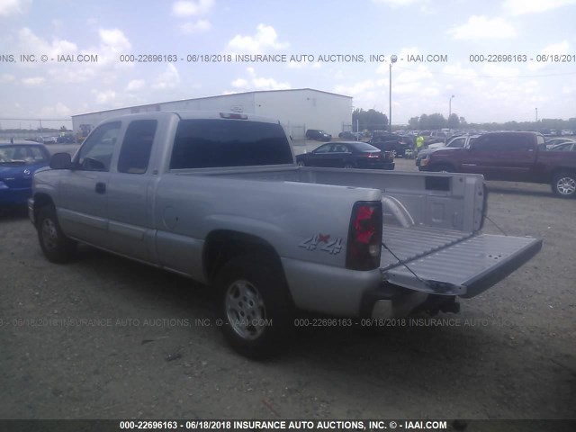 1GCEK19T96Z280511 - 2006 CHEVROLET SILVERADO K1500 SILVER photo 3