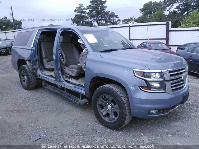 1GNSKHKC6GR427589 - 2016 CHEVROLET SUBURBAN K1500 LT BLUE photo 1