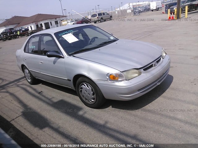 1NXBR12E72Z574549 - 2002 TOYOTA COROLLA CE/LE/S SILVER photo 1