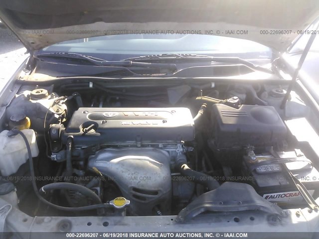 4T1BE32KX2U530400 - 2002 TOYOTA CAMRY LE/XLE/SE 银色 照片 10