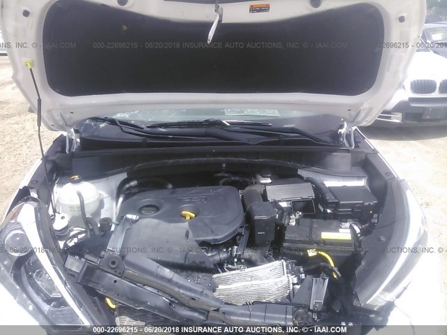 KM8J3CA44GU211344 - 2016 HYUNDAI TUCSON LIMITED/SPORT AND ECO/SE WHITE photo 10