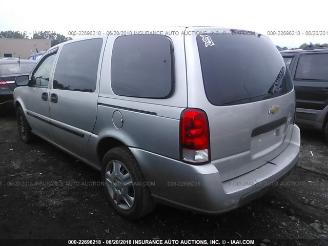 1GNDV23W88D106030 - 2008 CHEVROLET UPLANDER LS SILVER photo 3