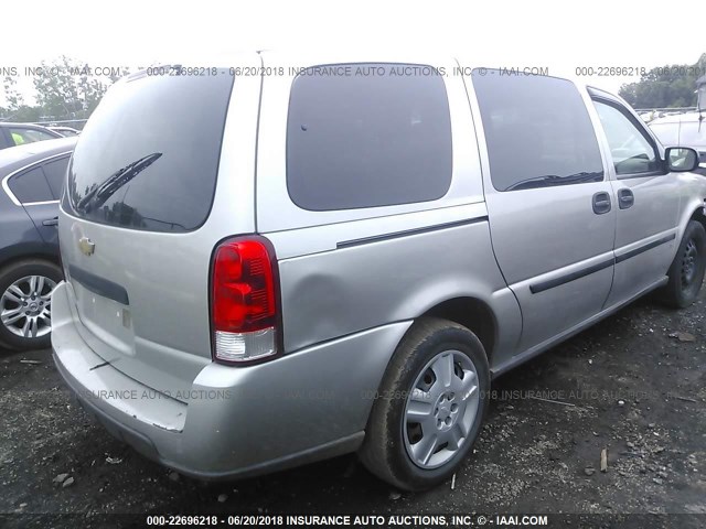 1GNDV23W88D106030 - 2008 CHEVROLET UPLANDER LS SILVER photo 4
