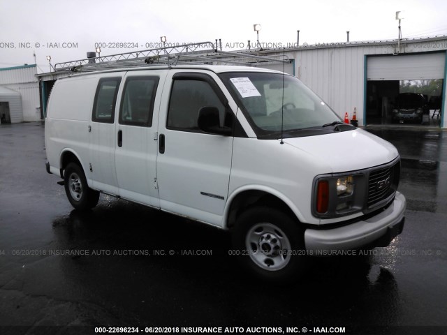 1GTHG35R811227293 - 2001 GMC SAVANA G3500 WHITE photo 1