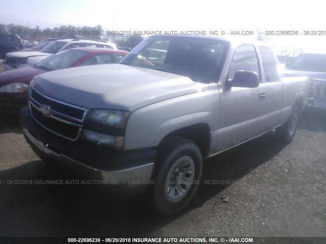 1GCEK19VX7Z179271 - 2007 CHEVROLET SILVERADO K1500 CLASSIC GRAY photo 2