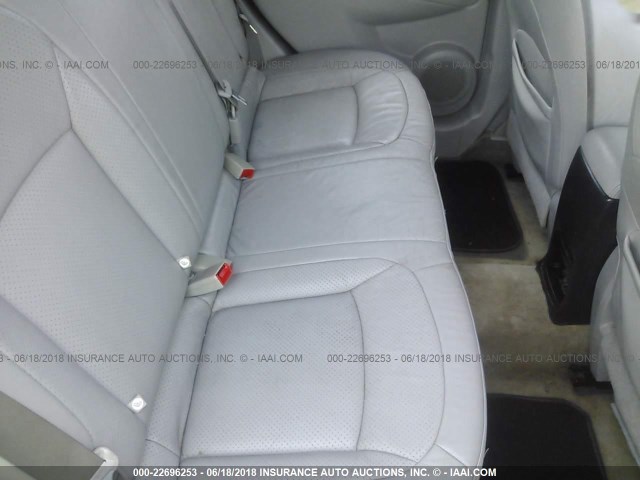 JN8AS58V28W400036 - 2008 NISSAN ROGUE S/SL WHITE photo 8